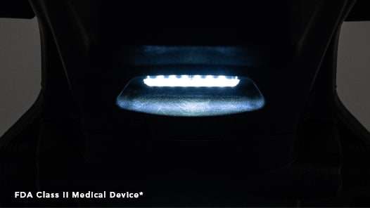 Pride Mobility Victory LX Sport 4W - Puddle Light Closeup