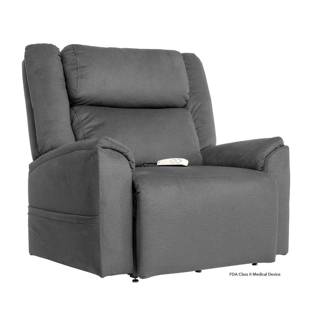 Pride Mobility Evolution (XXL) Lift Chair - Cosi Gravel, Seated Position