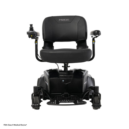 Pride Go-Chair MED power wheelchair, front view