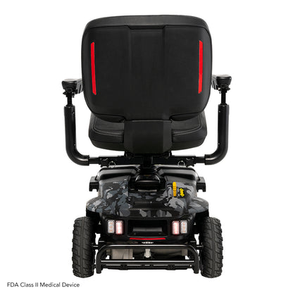 Pride Mobility Baja Bandit - Rear View (Black Camo)
