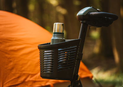 Pride Mobility Baja Bandit - Front Basket Closeup