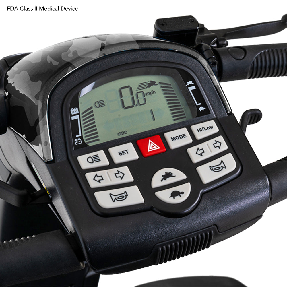 Pride Mobility Baja Wrangler 2 - Console Closeup