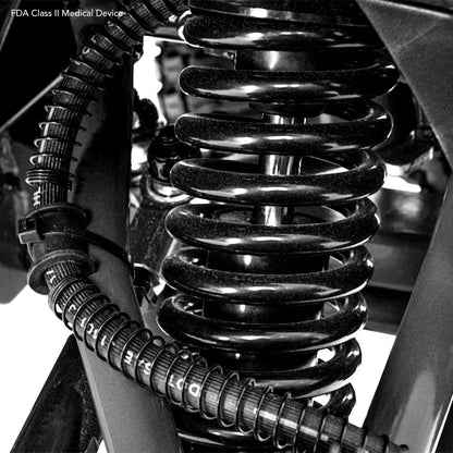 Pride Mobility Baja Wrangler 2 - Suspension Closeup