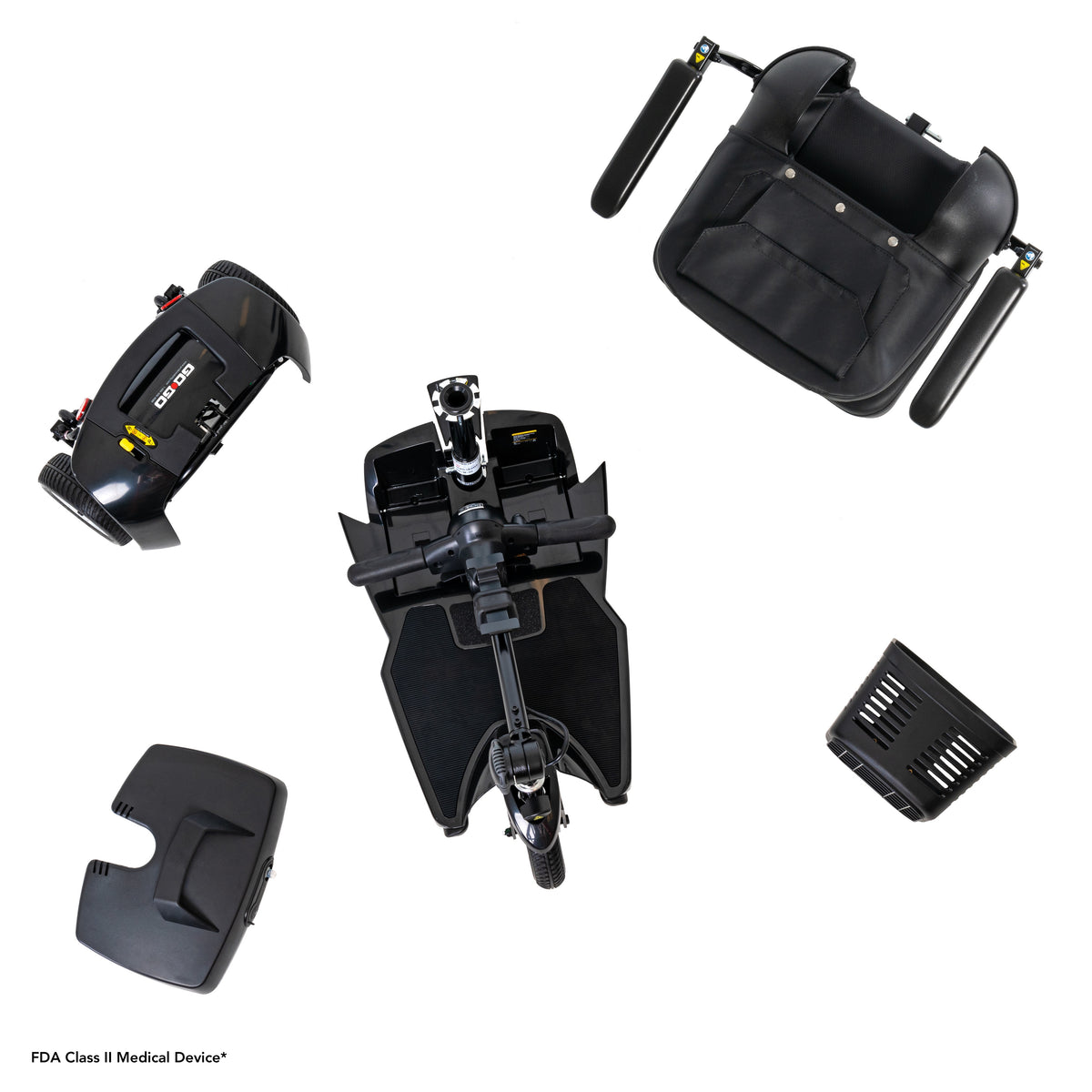 Pride Mobility Go-Go Ultra X 3W - Disassembled