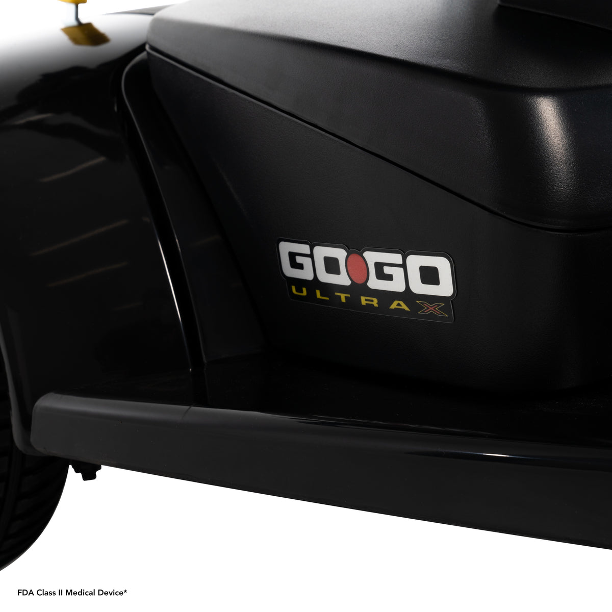Pride Mobility Go-Go Ultra X 3W - Battery Box Closeup