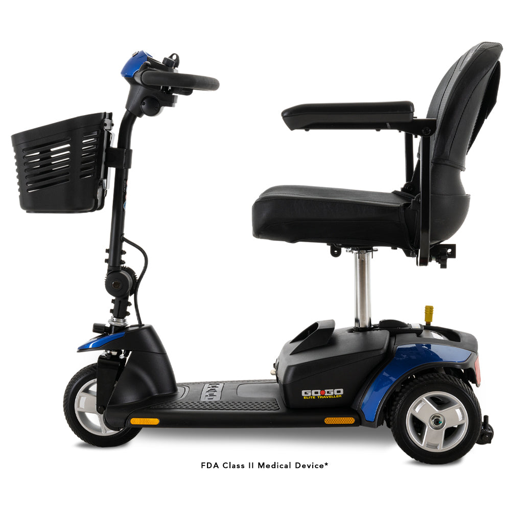 Pride Mobility Go Go Elite Traveller 3W - Left Profile