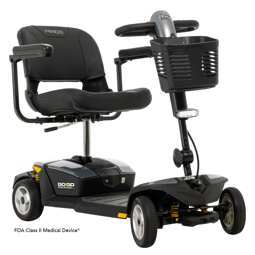 Pride Mobility Go-Go Endurance Li - Right Beauty (Euro Grey)