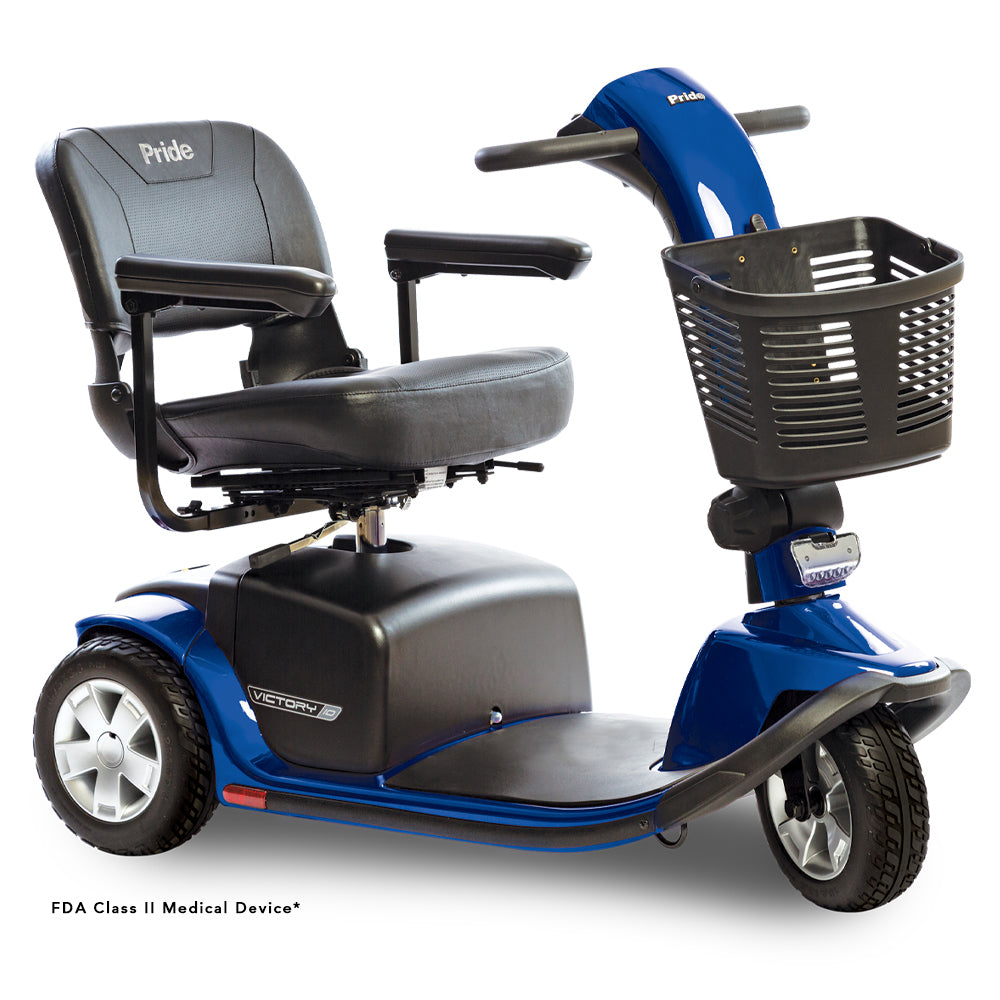 Pride Mobility Victory 10 3W - Right Beauty (Viper Blue)