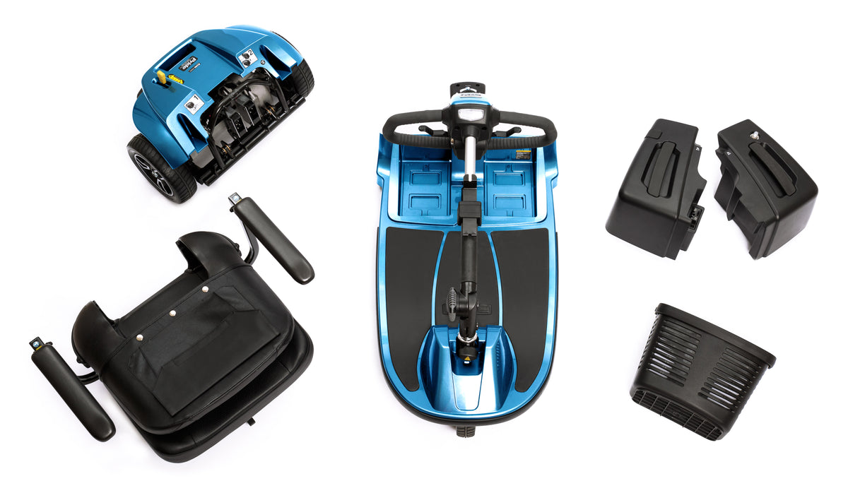 Pride Mobility Revo 2.0 3W - Disassembled