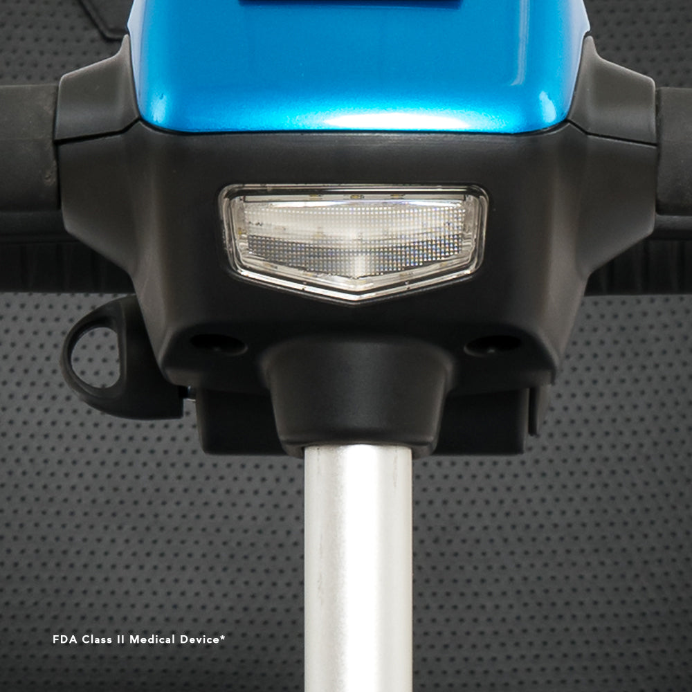 Pride Mobility Revo 2.0 4W - LED Headlight Closeup