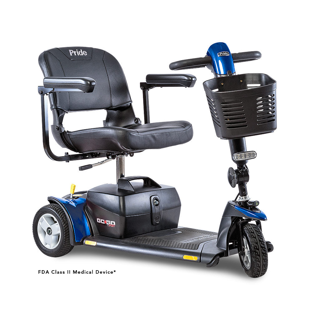 Pride Mobility Go-Go Sport 3W - Right Beauty (Blue)