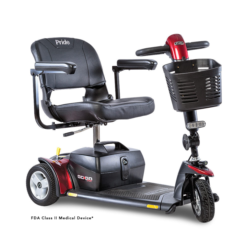 Pride Mobility Go-Go Sport 3W - Right Beauty (Red)