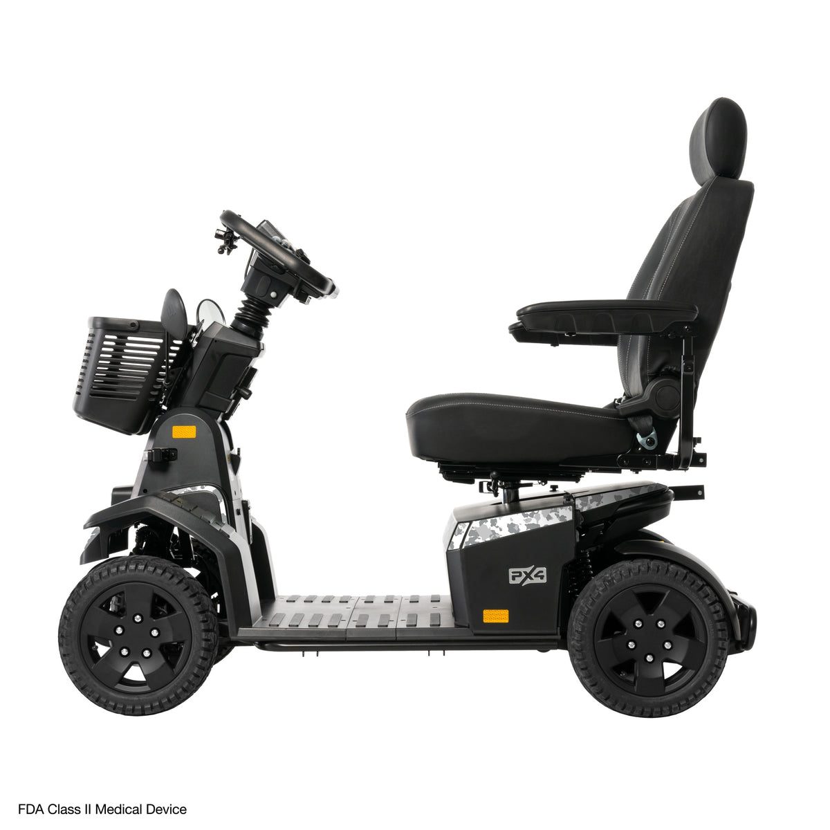 Pride Mobility PX4 - White Camo Left Profile