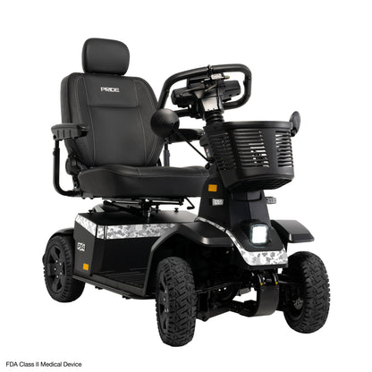 Pride Mobility PX4 - White Camo Right 3/4 Angle