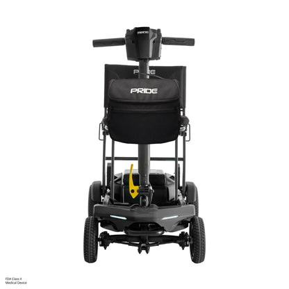 Pride Mobility Go-Go Super Portable - Front View (Black)