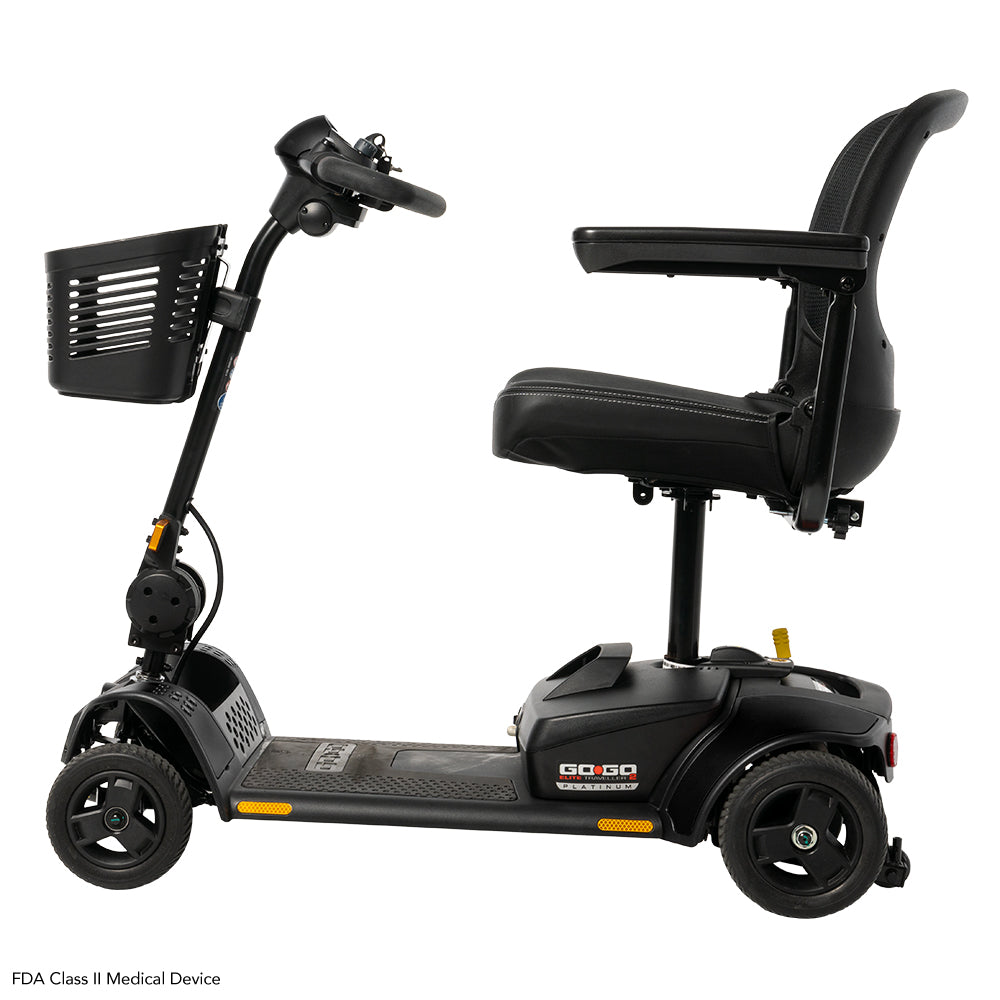 Pride Mobility Go Go Elite Traveller 2 Platinum - Left Profile