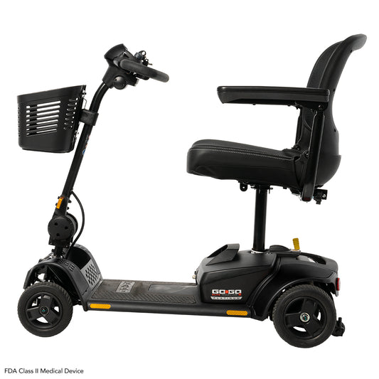 Pride Mobility Go Go Elite Traveller 2 Platinum - Left Profile