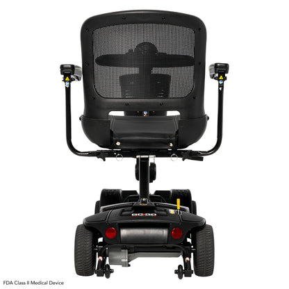 Pride Mobility Go-Go Elite Traveller 2 Platinum - Rear View (Black)