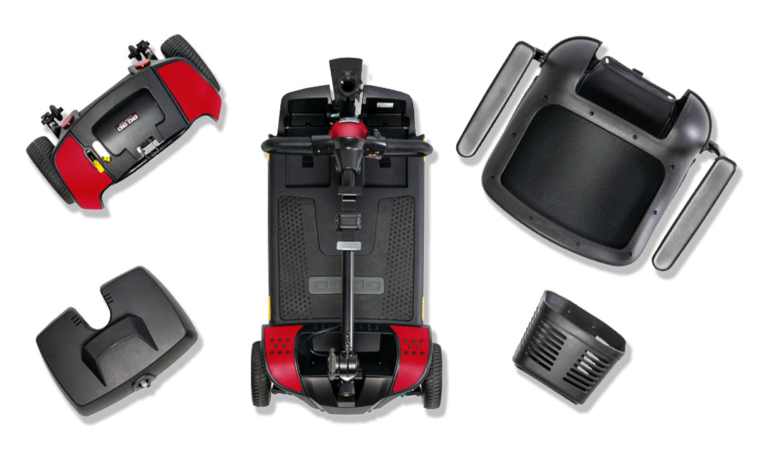 Pride Mobility Go Go Elite Traveller 2, 4W - Disassembled