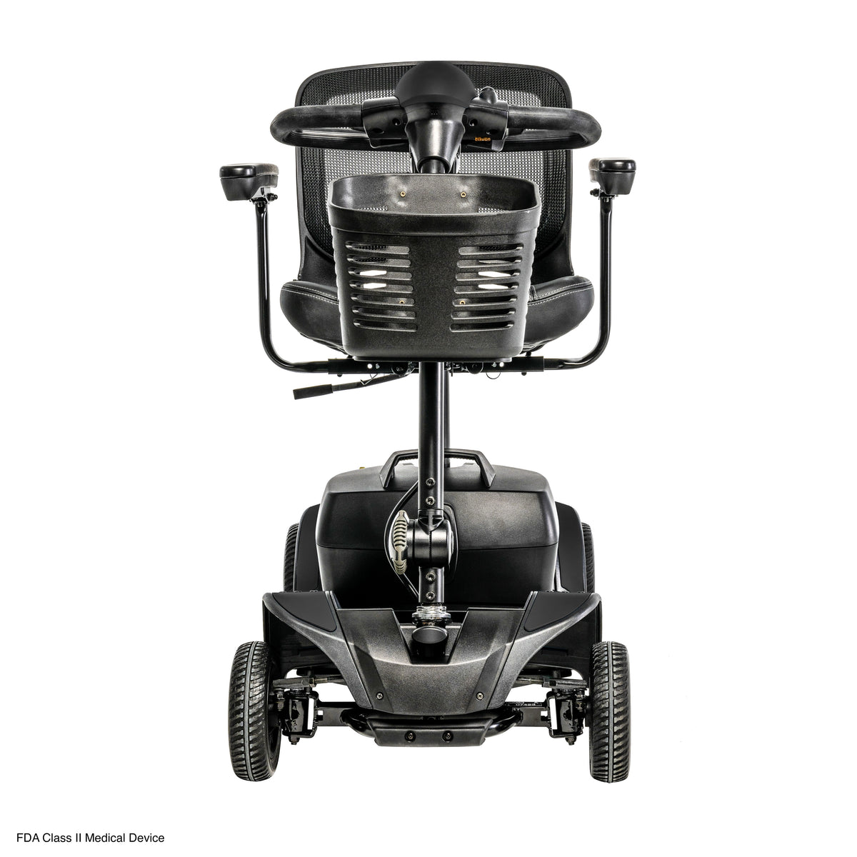 Pride Mobility Go-Go Elite Traveller 2 4W - Front View (Black)
