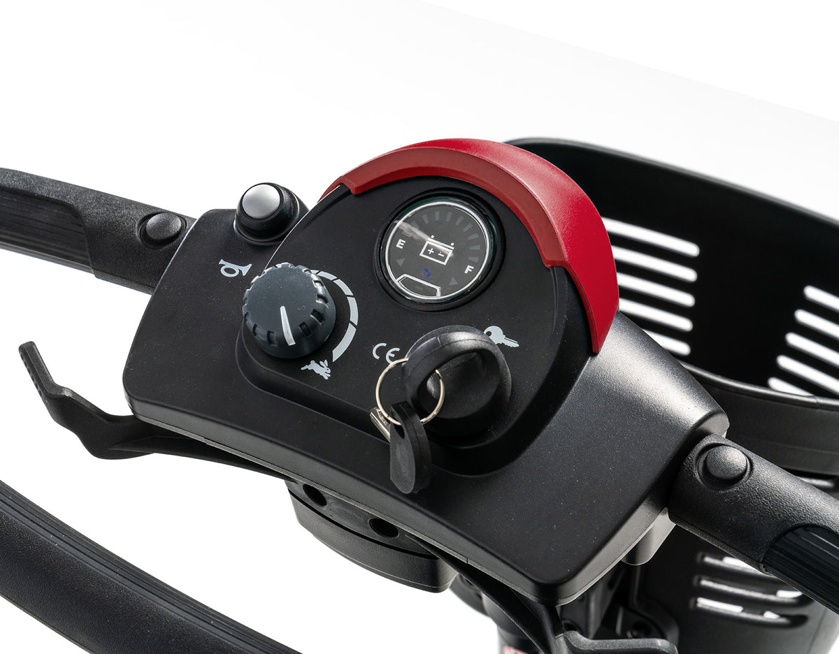 Pride Mobility Go-Go Elite Traveller 2 4W - Console Closeup
