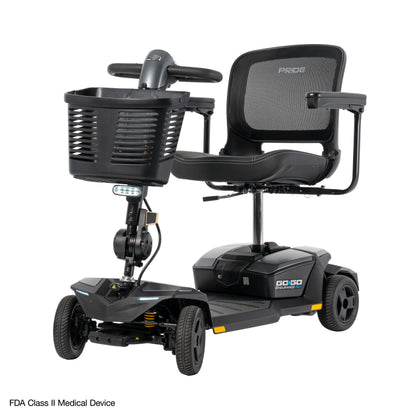 Pride Mobility Go-Go Endurance AL+ - Left View (Euro Grey)