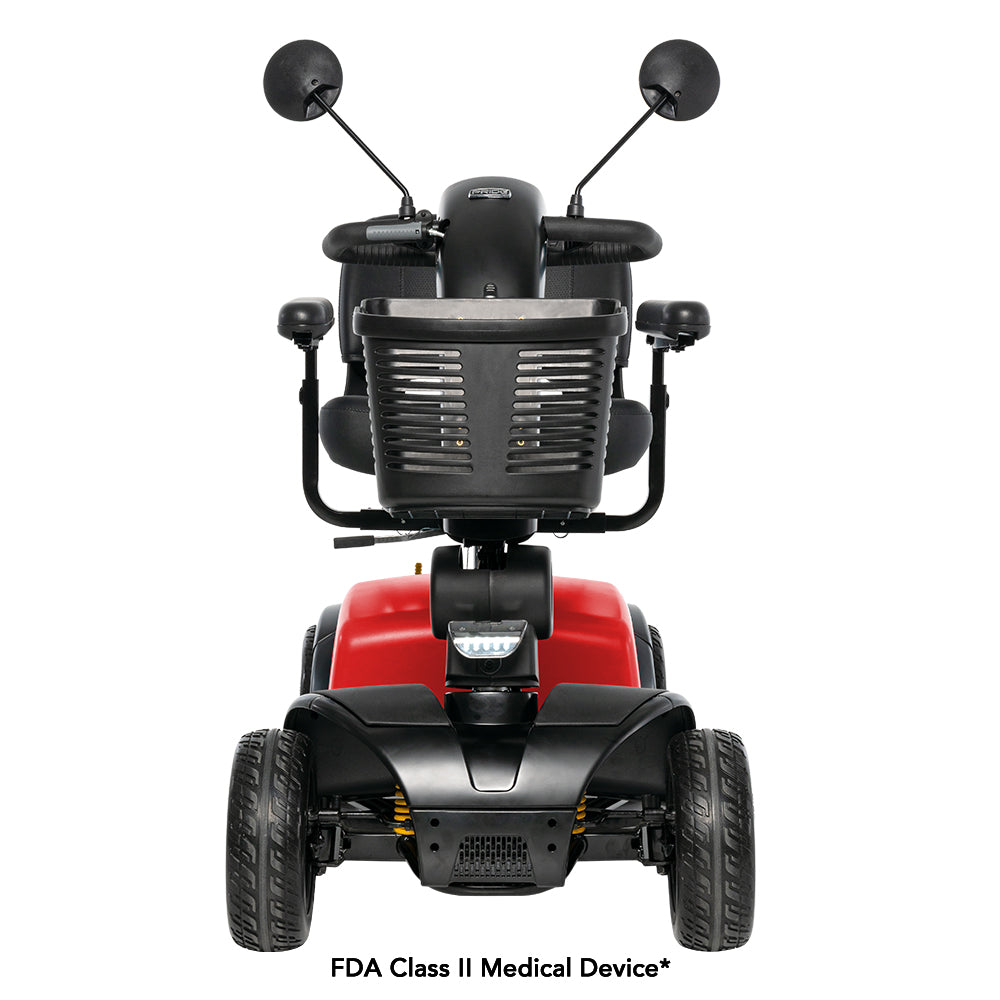 Pride Mobility Victory Platinum 4W (U1) - Cardinal Red Front View