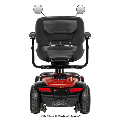 Pride Mobility Victory Platinum 4W (U1) - Cardinal Red Rear View