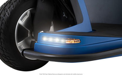 Pride Mobility Maxima 3W - Front Headlight Closeup Left Side