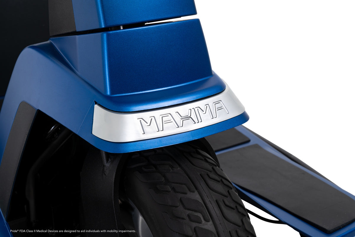 Pride Mobility Maxima 3W - Nameplate Closeup