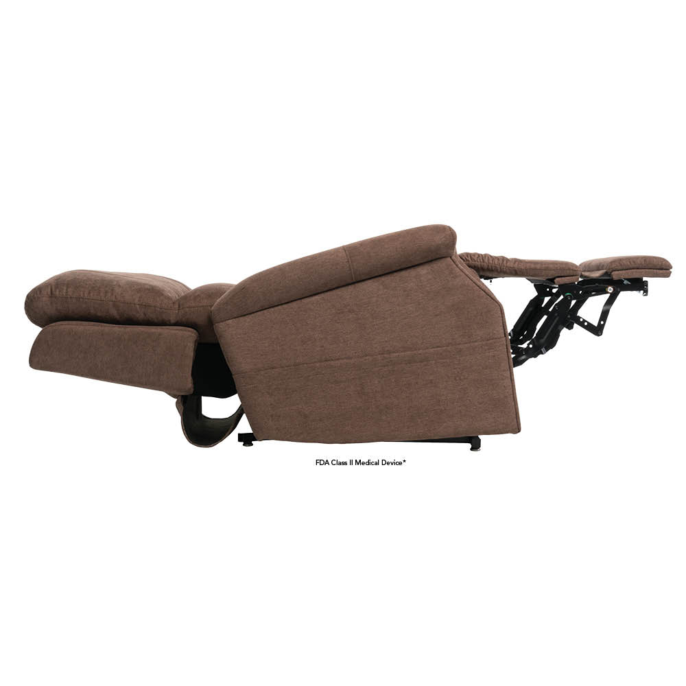 Pride Mobility Metro 2 Lift Chair - Saville Brown, Profile View