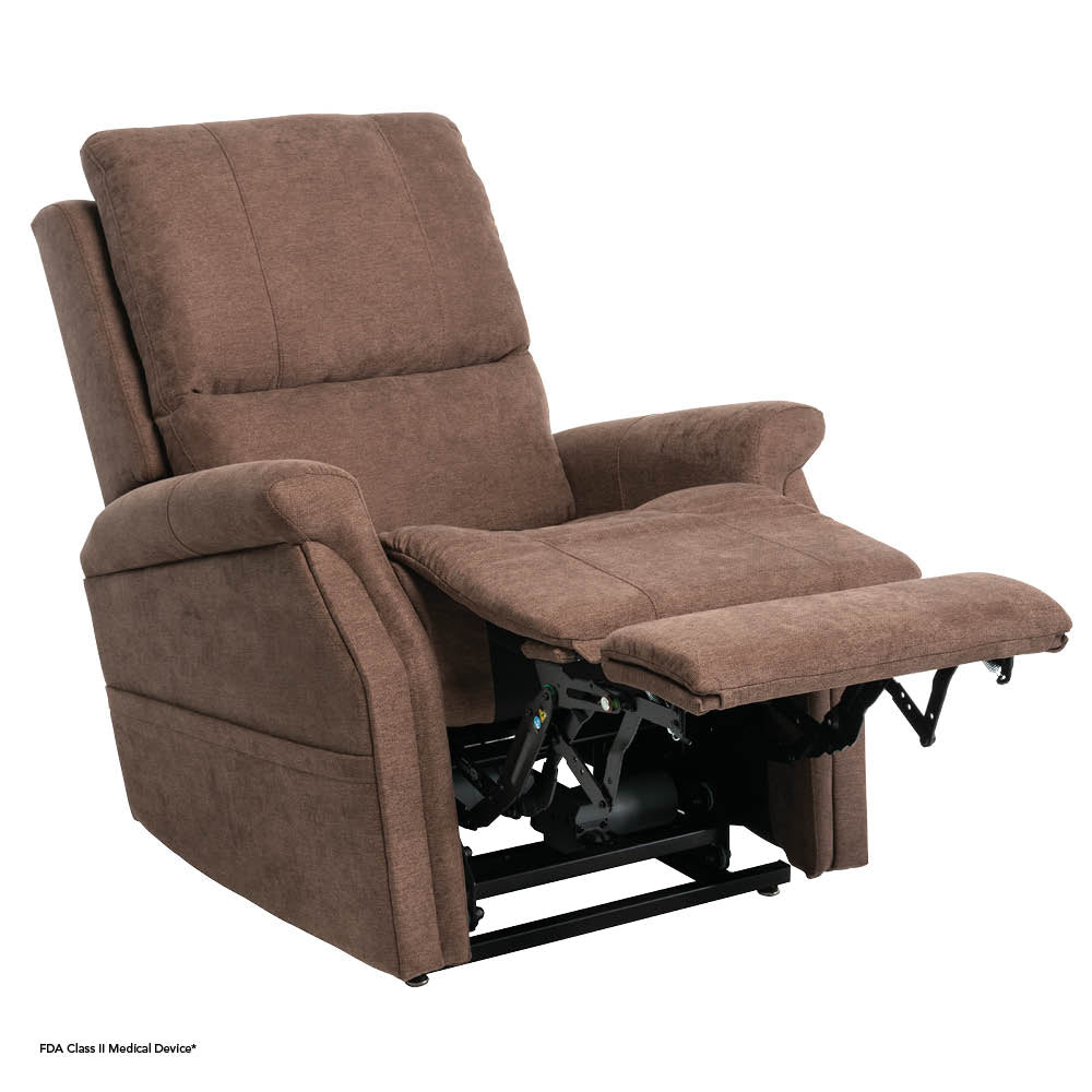 Pride Mobility Metro 2 Lift Chair - Saville Brown, Reading Position