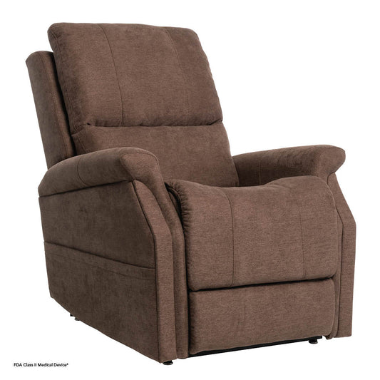 Pride Mobility Metro 2 Lift Chair - Saville Brown, Seated Position