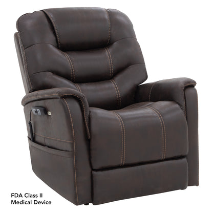 Pride Mobility Elegance 2 Lift Chair - Badlands Walnut, Seated Right