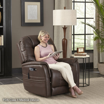 Pride Mobility Elegance 2 Lift Chair - Lifestyle, Woman Using Tablet