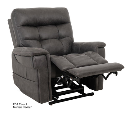 Pride Mobility Radiance (PW) Lift Chair - Canyon Steel, Reading Position