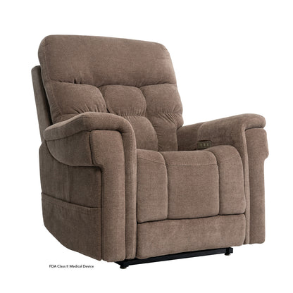 Pride Mobility Ultra Lift Chair - Trento Brown, Seated Position
