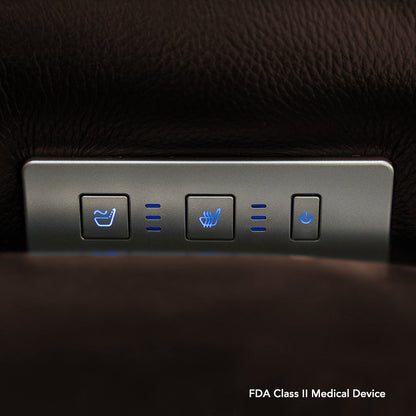 Pride Mobility Premier Lift Chair - Heat and Massage Controls Closeup