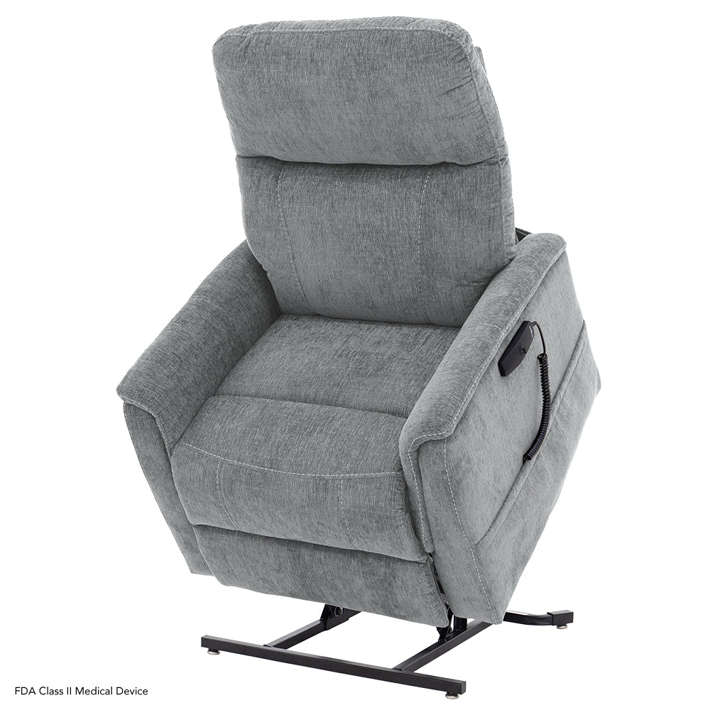 Pride Mobility Genesis Lift Chair - Sophie Shale, Lifted Position (Left)