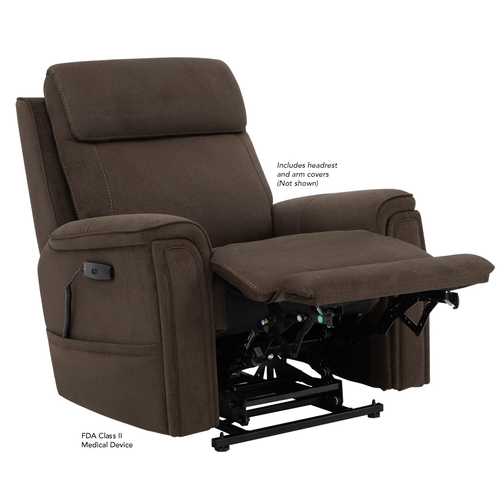 Pride Mobility Evolution Lift Chair - Cosi Mocha, Reading Position