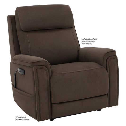 Pride Mobility Evolution Lift Chair - Cosi Mocha, Seated Position