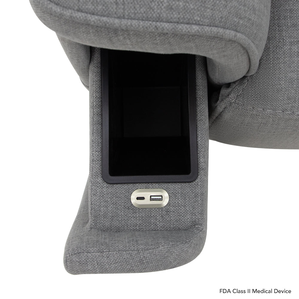 Pride Mobility Evolution Lift Chair - Storage and USB Ports Closeup